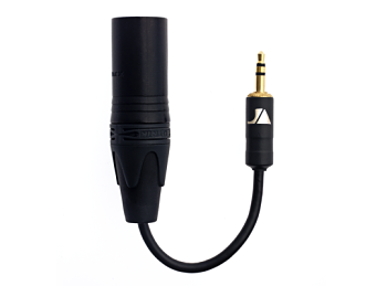 Just Audio Black&Gold 3.5mm Stereo Jack to XLR Interconnects